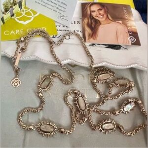 VINTAGE Kendra Scott Rose Gold Leighton Necklace